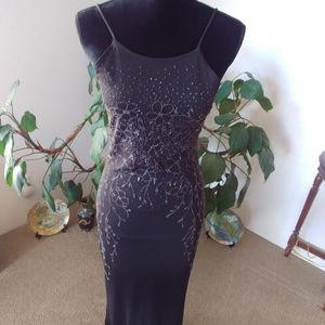 Black Strapped Evening/Prom Dress